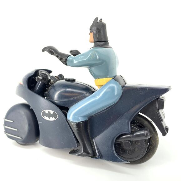 Batcycle 1992 DC Comics Kenner Bat Motorcycle Batman the Animated Series - Picture 1 of 8